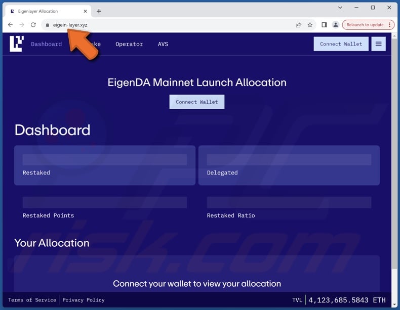 EigenDA Maines Launch Allocation scam