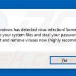 Antivirus 10 displaying fake error pop-ups (sample 5)
