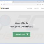 Website used to promote PixelSee PUA 2