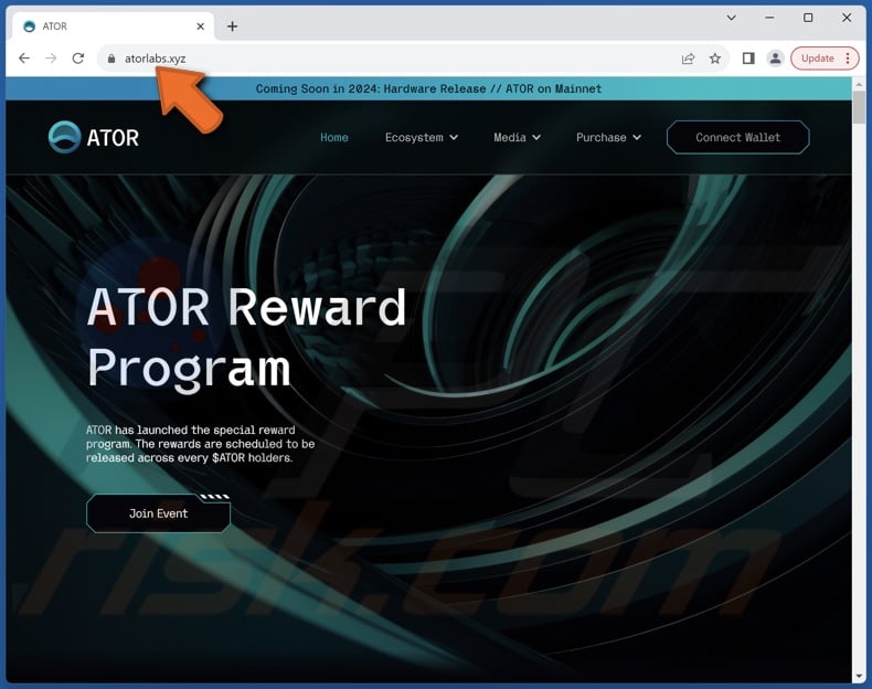 ATOR Reward Program scam