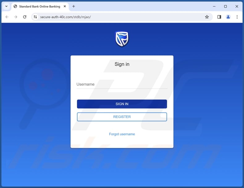 Standard Bank IT3(b) Policy scam email promoted phishing site