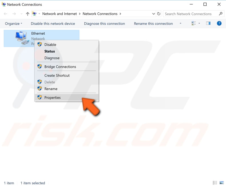 change dns server step 3