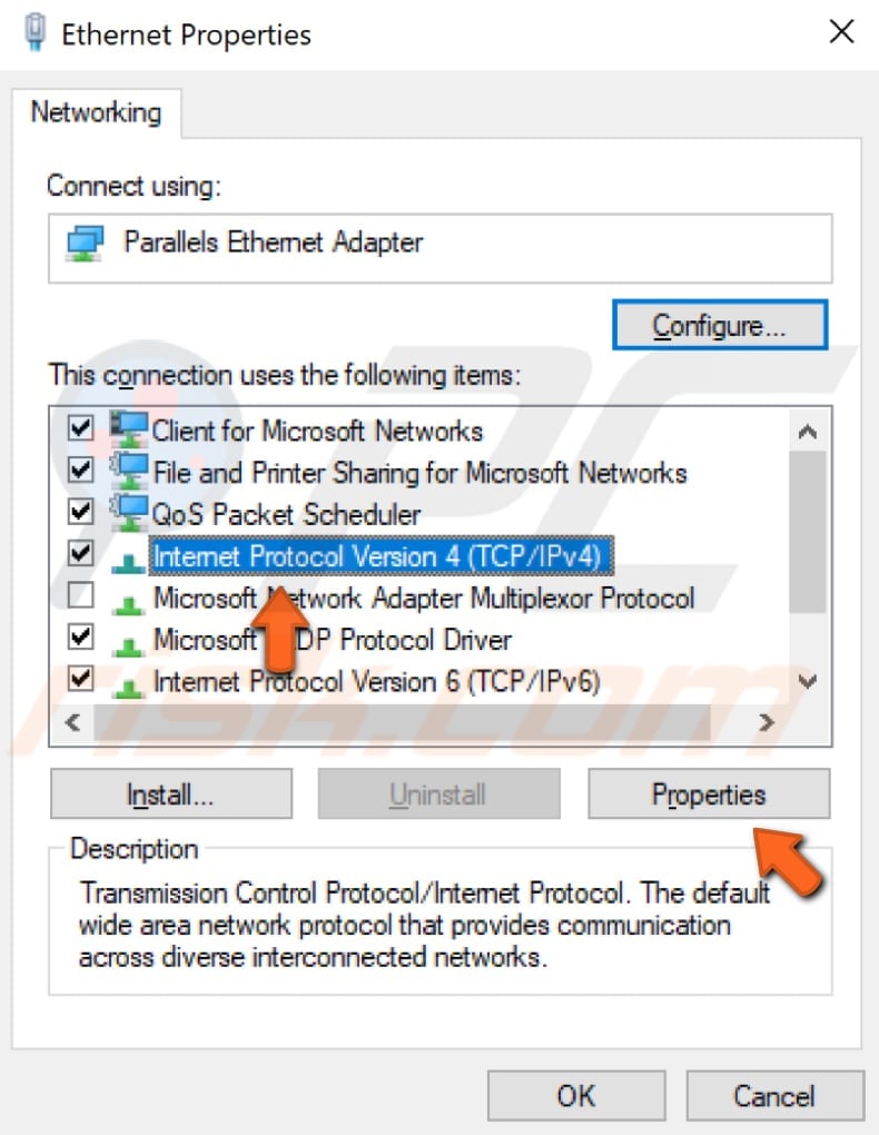 change dns server step 4
