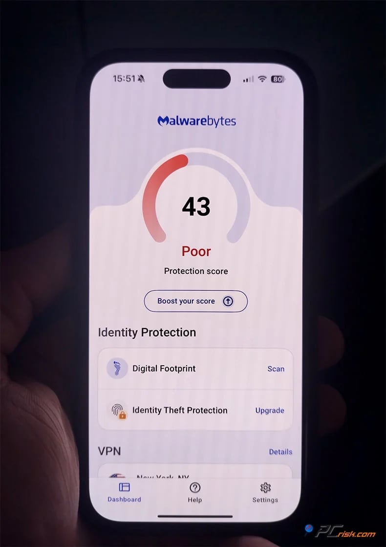 Malwarebytes for iPhone