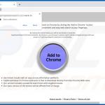 Website used to promote TopStreamsSearch browser hijacker (Chrome) 3