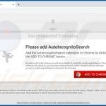 autoincognitosearch browser hijacker promoter chrome 2