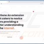 Website promoting NX Gone adware 1
