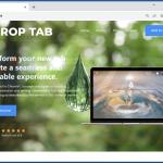 Website used to promote Drop Tab browser hijacker 1