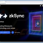 zkSync Airdrop scam website - sync-ecosystem[.]org (2024-04-12)