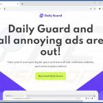 Website promoting Daily Guard adware 2