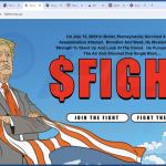 Trump Crypto Tokens Scam fake site 3