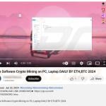 SilentCryptoMiner distributed using YouTube 2