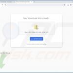 Website used to promote SwiftSeek browser hijacker 1