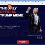 $TRUMP Airdrop Scam fake website 1