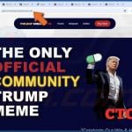 $TRUMP Airdrop Scam fake website 3