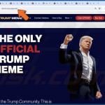 $TRUMP Airdrop Scam fake website 4