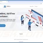 Website promoting Omega Ad Blocker adware 1