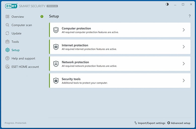 ESET Home Security Premium Features