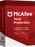 McAfee Total Protection box