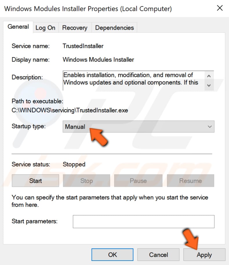 Windows resource protection could not start the repair service что делать