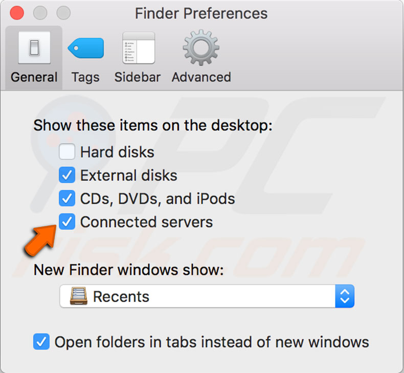 how to find finder preferences on mac