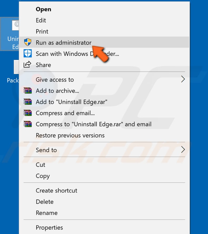 how to disable microsoft edge legacy