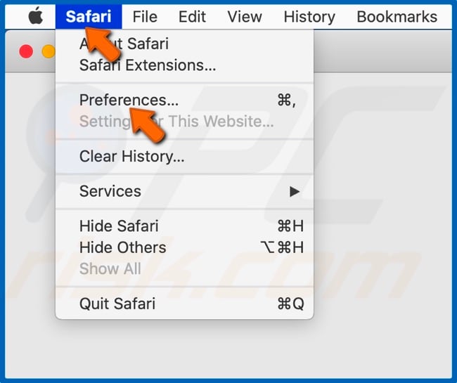 default web browser not in safari preferences