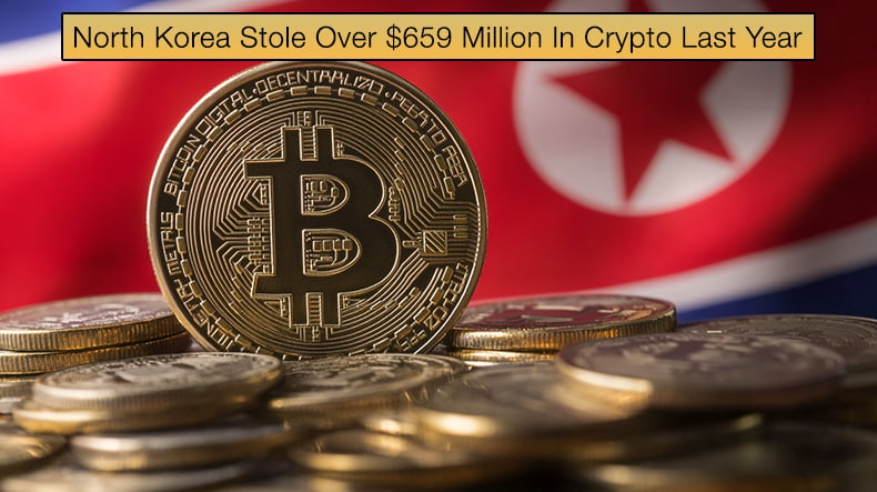 North Korea Stole Over $659 million In Crypto Last Year