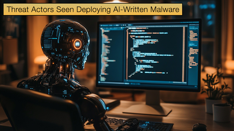 Threat Actors Seen Deploying AI-Written Malware