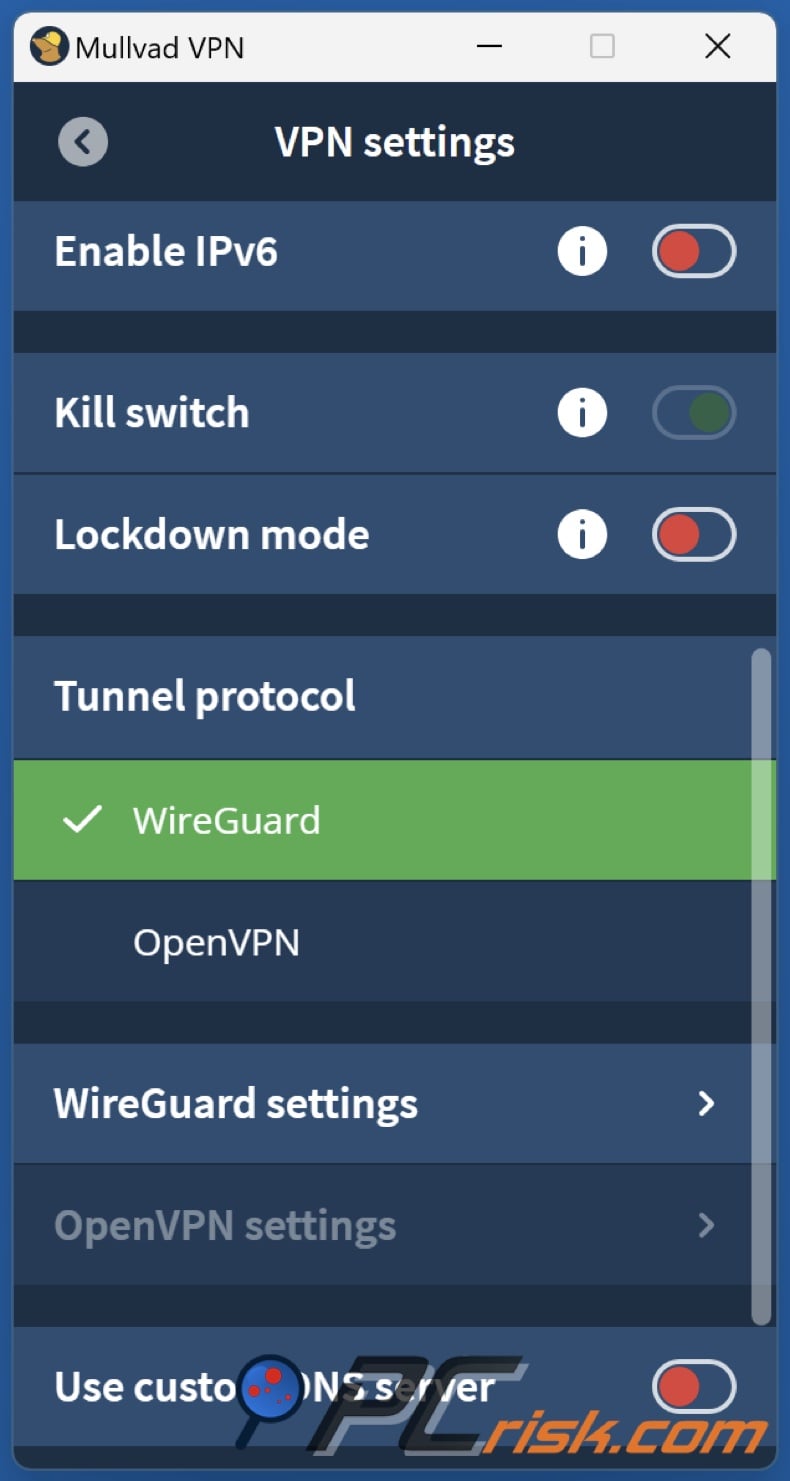 Mullivad Tunnel Protocol