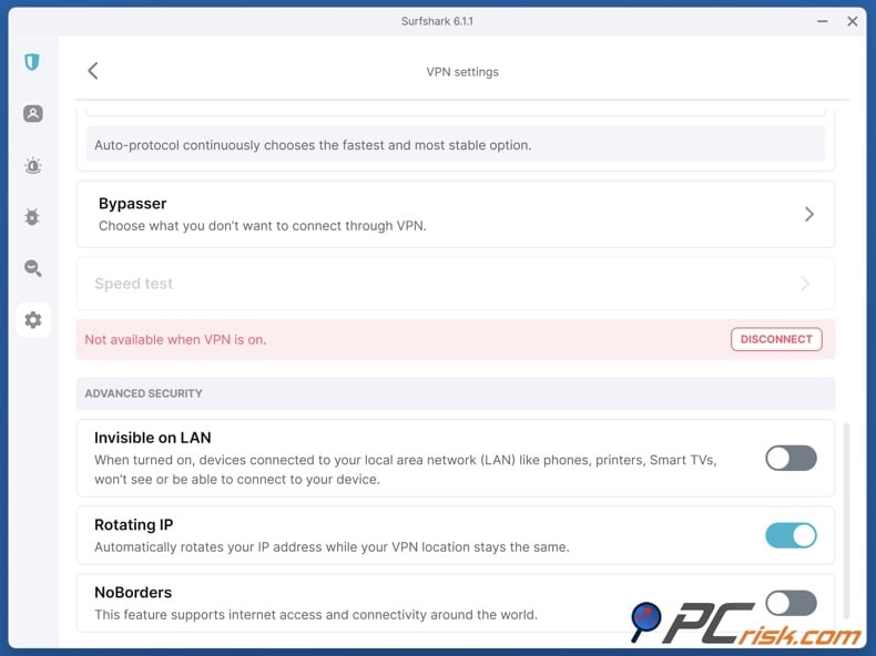 Surfshark IP Rotator