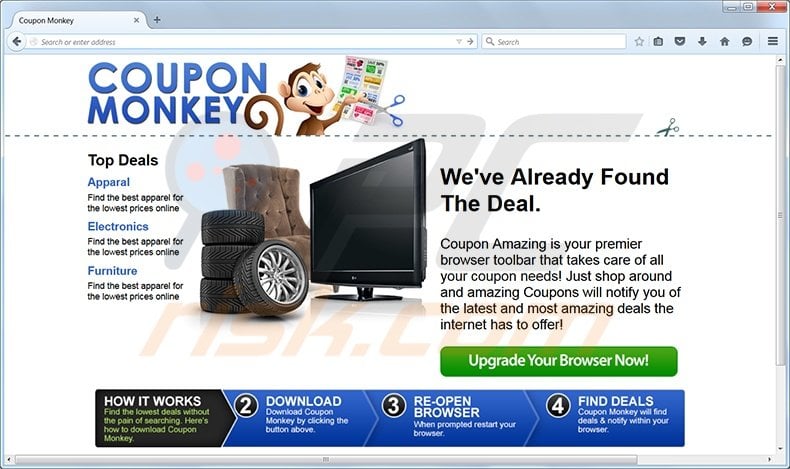 Coupon Monkey Ads