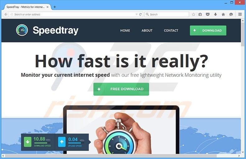 SpeedTray adware