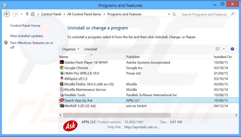 Free Games Zone browser hijacker uninstall via Control Panel