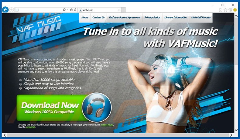 VAFMusic adware