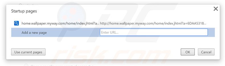 Removing Wallpaper Homepage from Google Chrome homepage