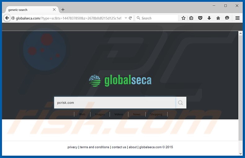 globalseca.com browser hijacker