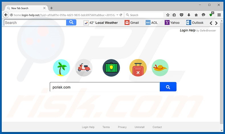 home.login-help.net browser hijacker