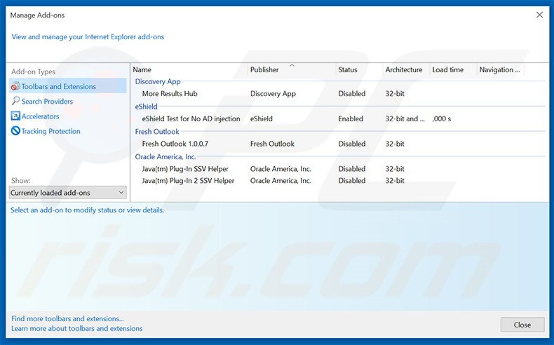 Removing searchonlinenow.net related Internet Explorer extensions