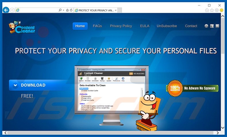 Content Cleaner adware
