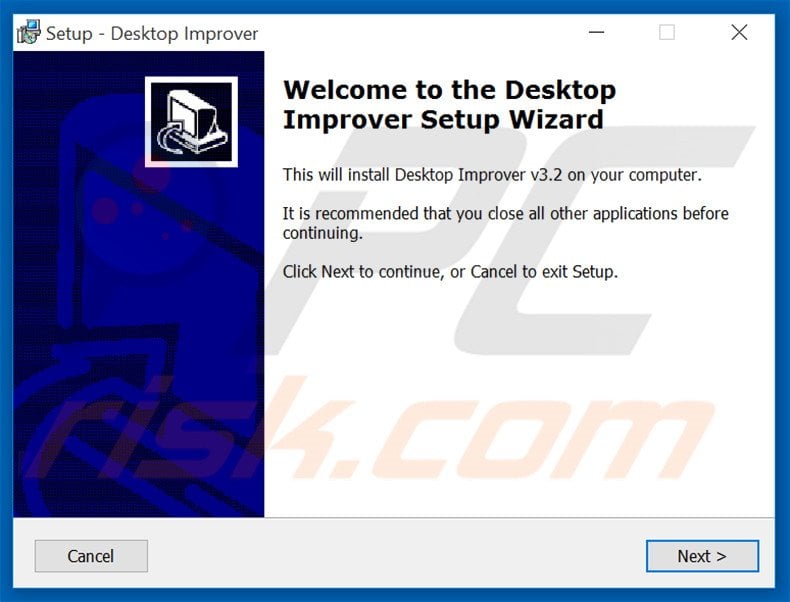 Official Desktop Improver installation setup