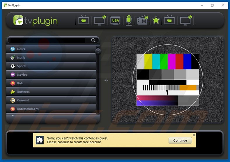 Tv-Plug-In adware