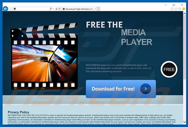 FREETHEMEDIA Player adware