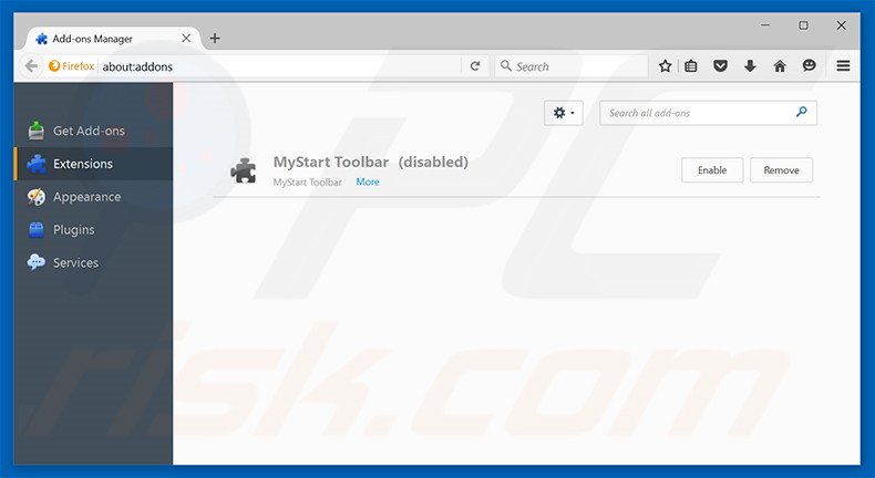 Removing searchtodo.com related Mozilla Firefox extensions