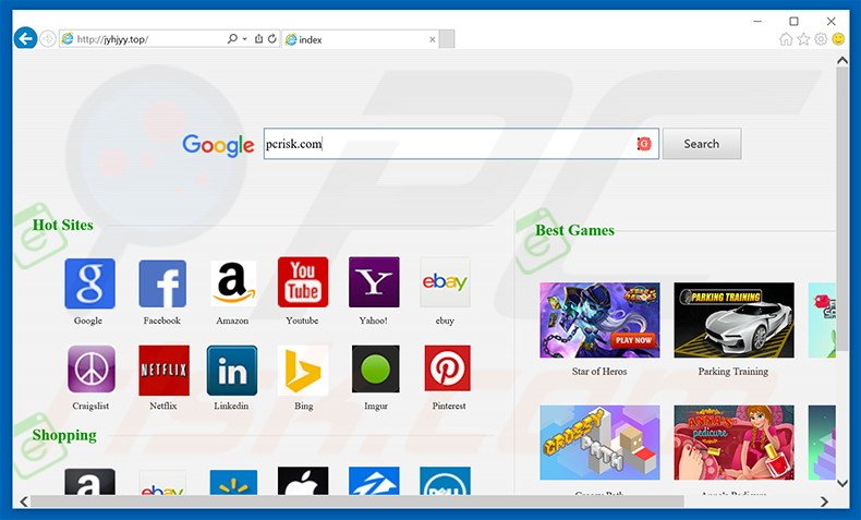 jyhjyy.top browser hijacker