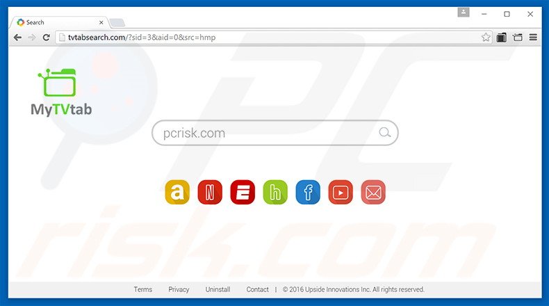 tvtabsearch.com browser hijacker