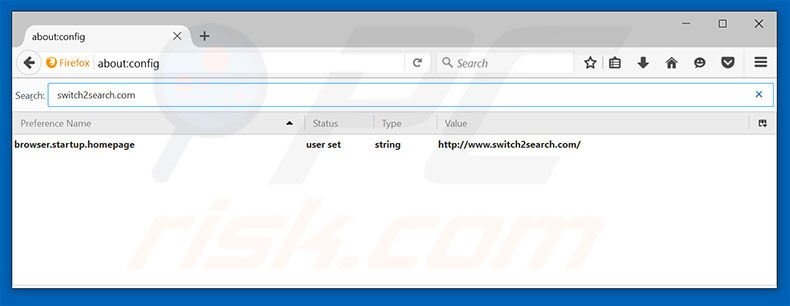 Removing switch2search.com from Mozilla Firefox default search engine