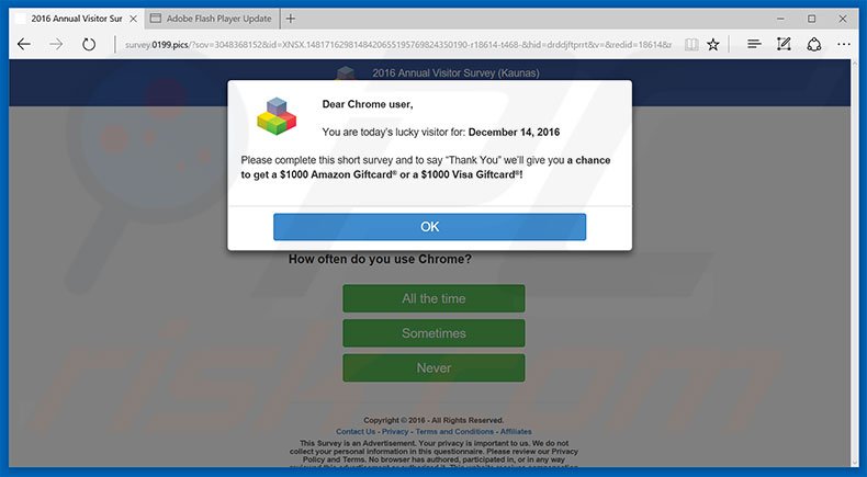 How To Uninstall You Are Today S Lucky Visitor Pop Up Virus Virus - 