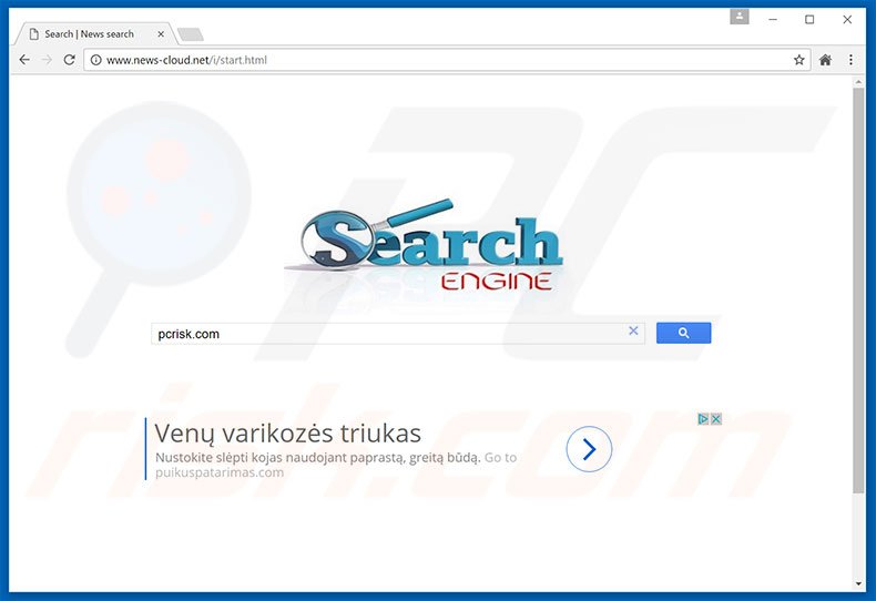 news-cloud.net browser hijacker