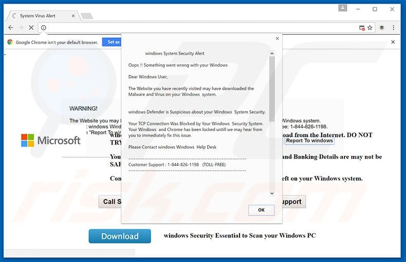 Windows Security Alert Scam - Removal and recovery steps (updated)